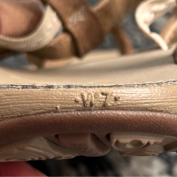 Chaco Tan Leather Sandals Women’s 7 - Picture 4 of 4